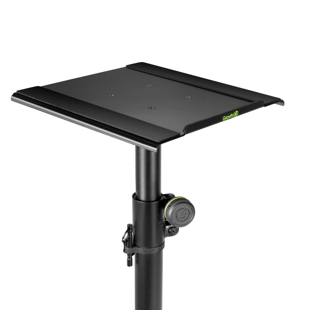 Gravity SP 3202 CS B - Högtalarstativ för studiomonitor med fyrkantig stålfot