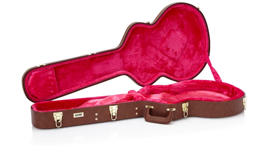Gator GW-335-BROWN trälåda till semi-hollow, brun