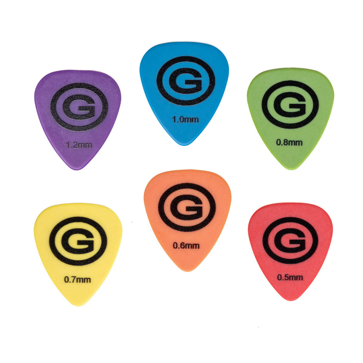 Grooveland plektrum 12 st blandade