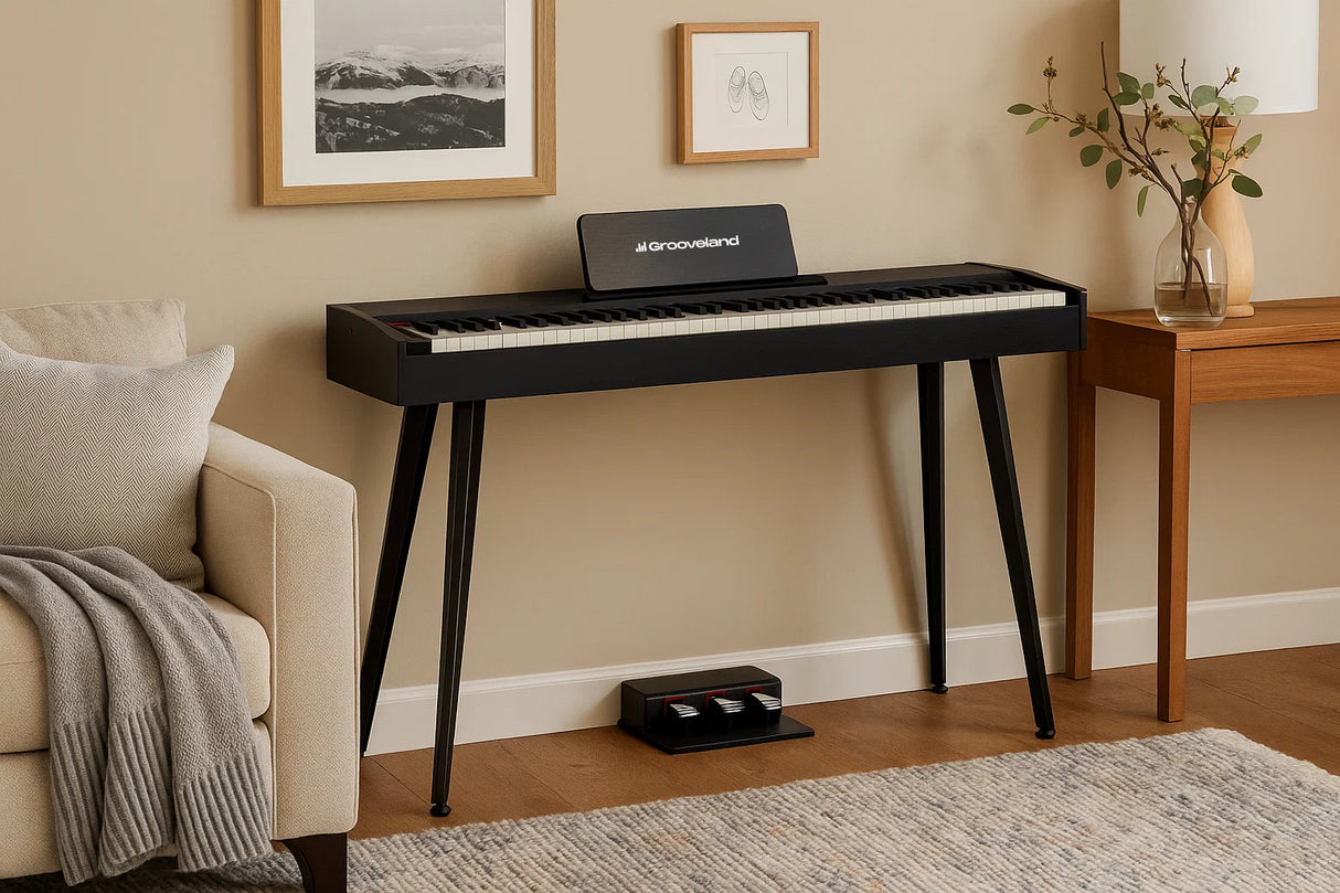 Grooveland DDP-140 Elpiano (Svart)