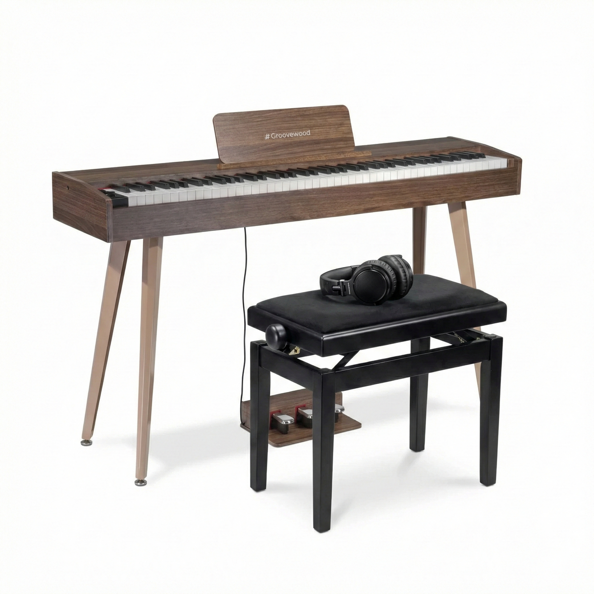 Grooveland DDP-140 Elpiano (Natur) Paket