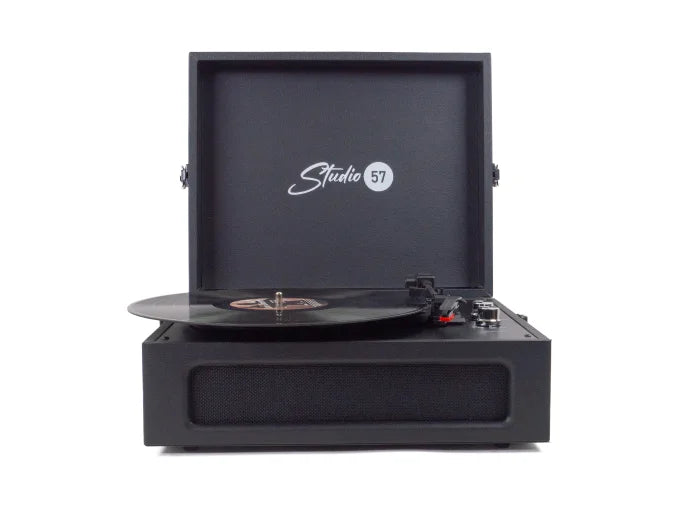 Studio 57 Groovy skivspelare (svart)
