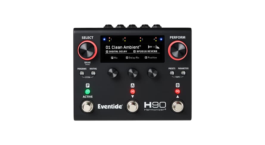 Eventide H90 Dark Harmonizer multieffektpedal, begränsad utgåva