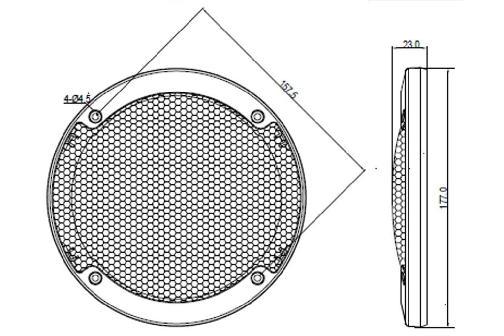 BLAUPUNKT ICx 662 2-vägs bilhögtalare (17 cm, 6,5")