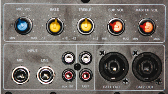 Ibiza 15" Aktiv Subwoofer 800 Watt