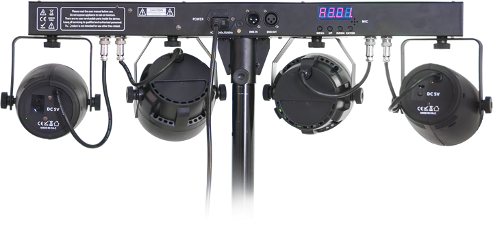 Ibiza Lightbar LED + Laser Set