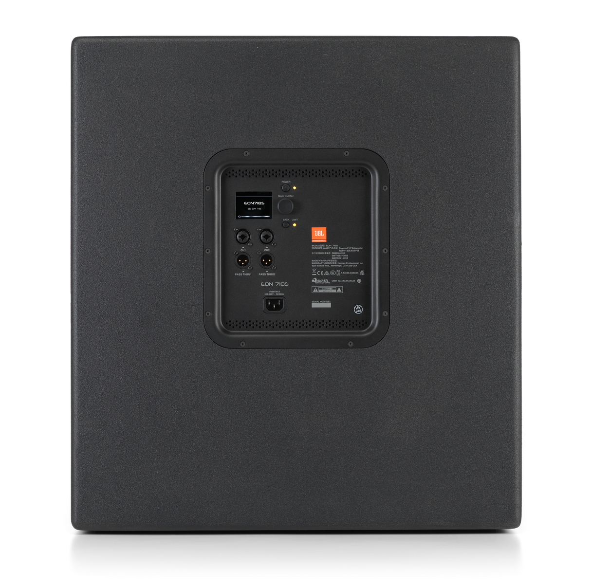 JBL EON718S aktiv subwoofer (svart)