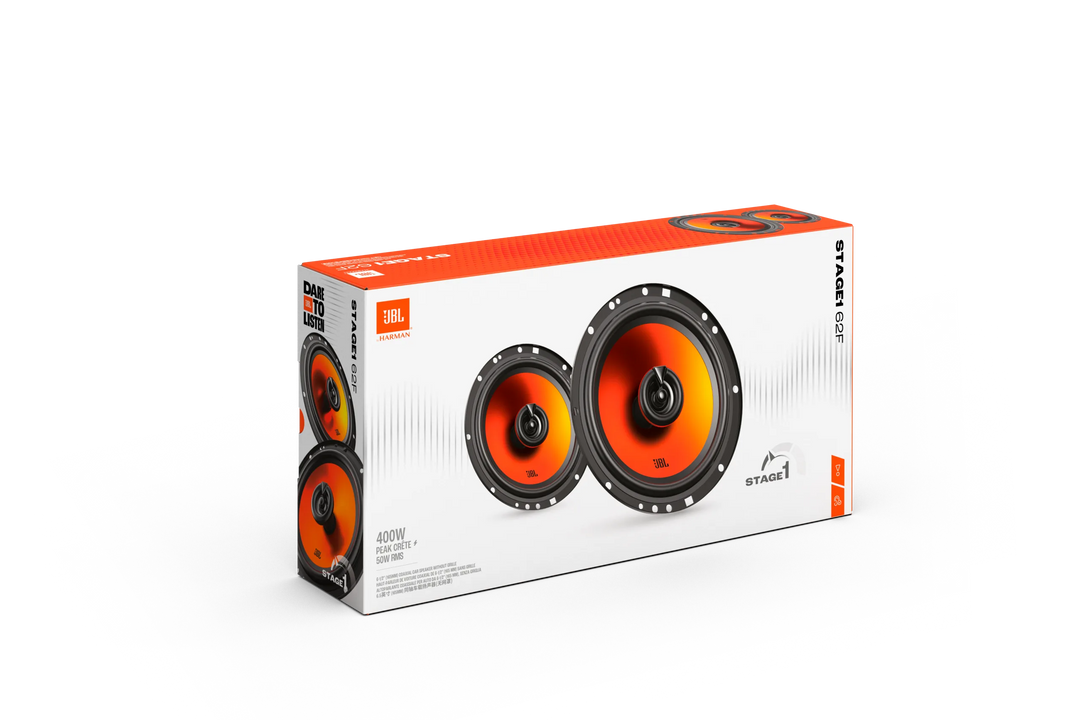 JBL Stage1 Gen2 62F 6,5" koaxiala bilhögtalare