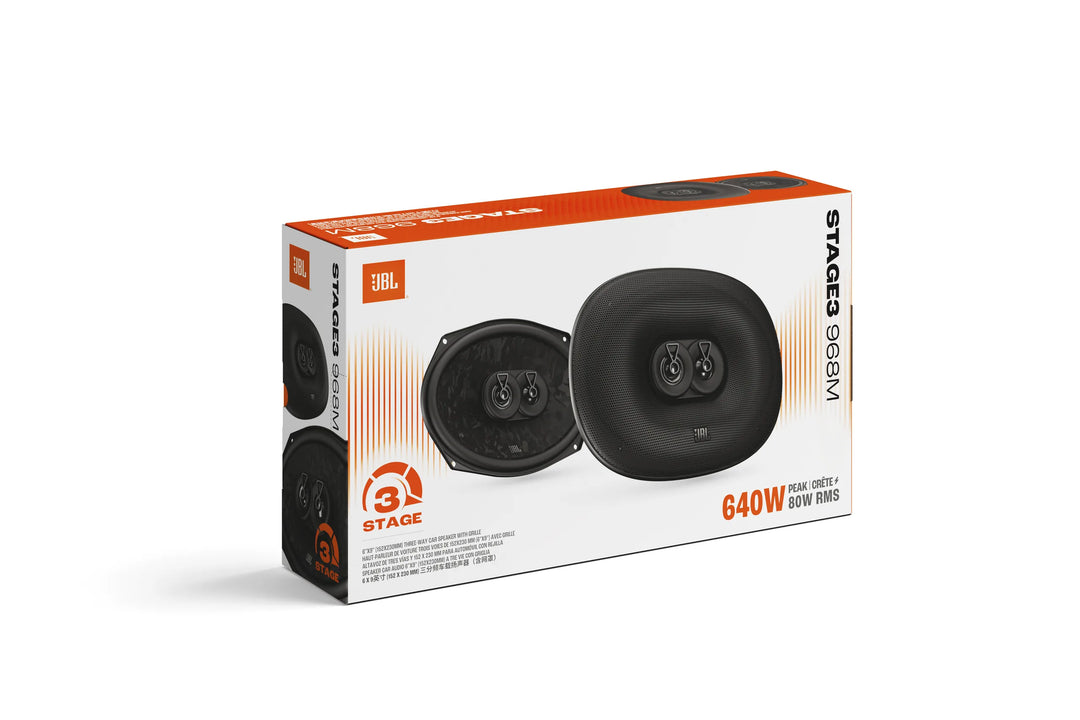 JBL Stage3 Gen2 968M 6x9" 3-vägs bilhögtalare