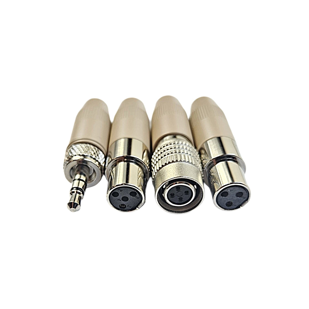 JTS CM-125iF DeLuxe Pack lavalier med 4 stik, beige