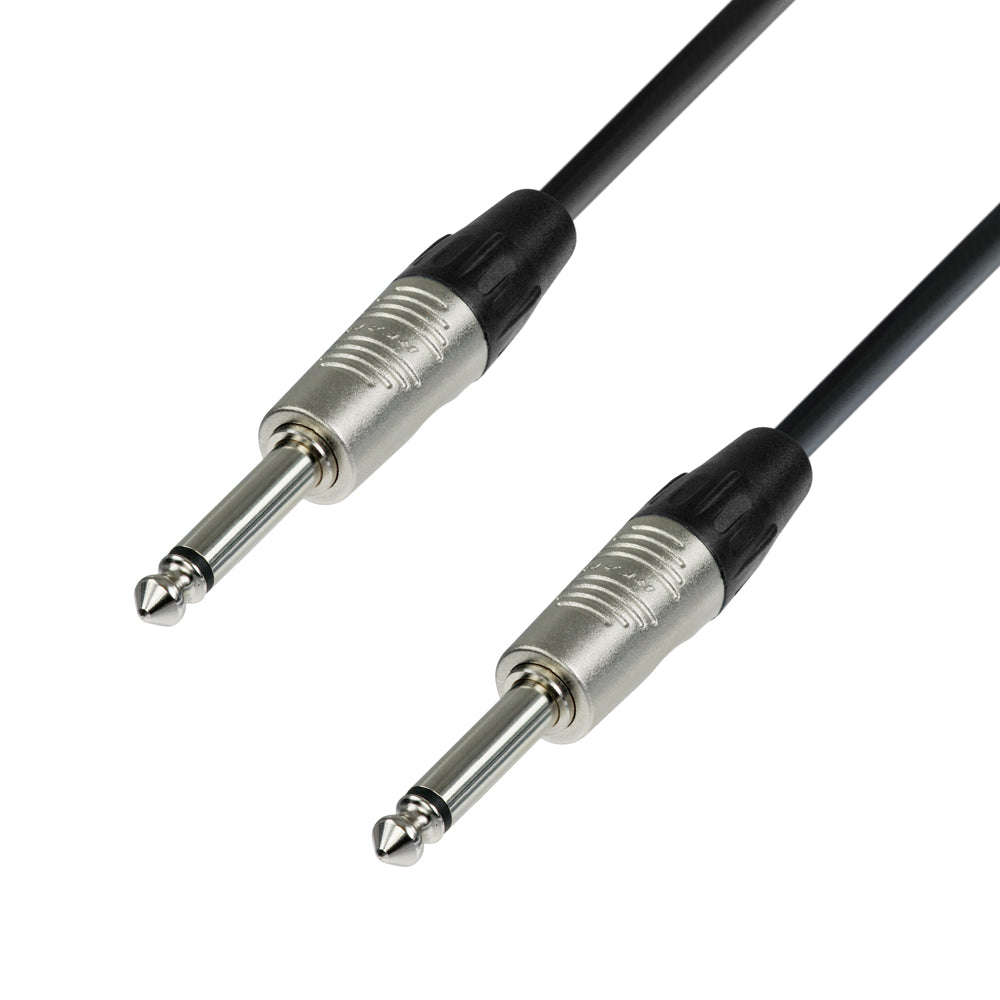 Adam Hall Cables 4 Star Series - Instrumentkabel REAN 6,3 mm Jack mono till 6,3 mm Jack mono 4,5 m