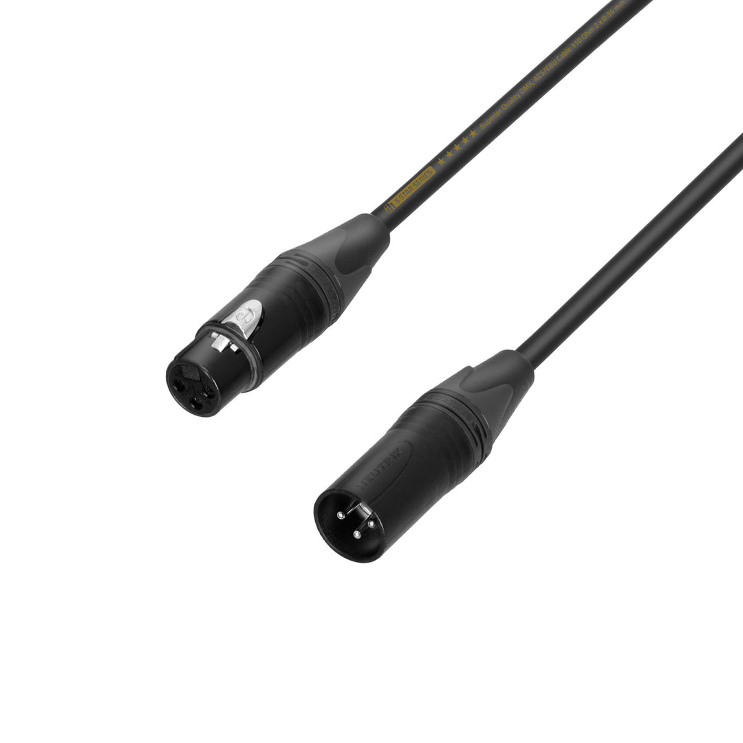 Adam Hall Cables 5 STAR DMF 0750 - DMX-kabel | Neutrik® XLR 3-polig | 7,5 m