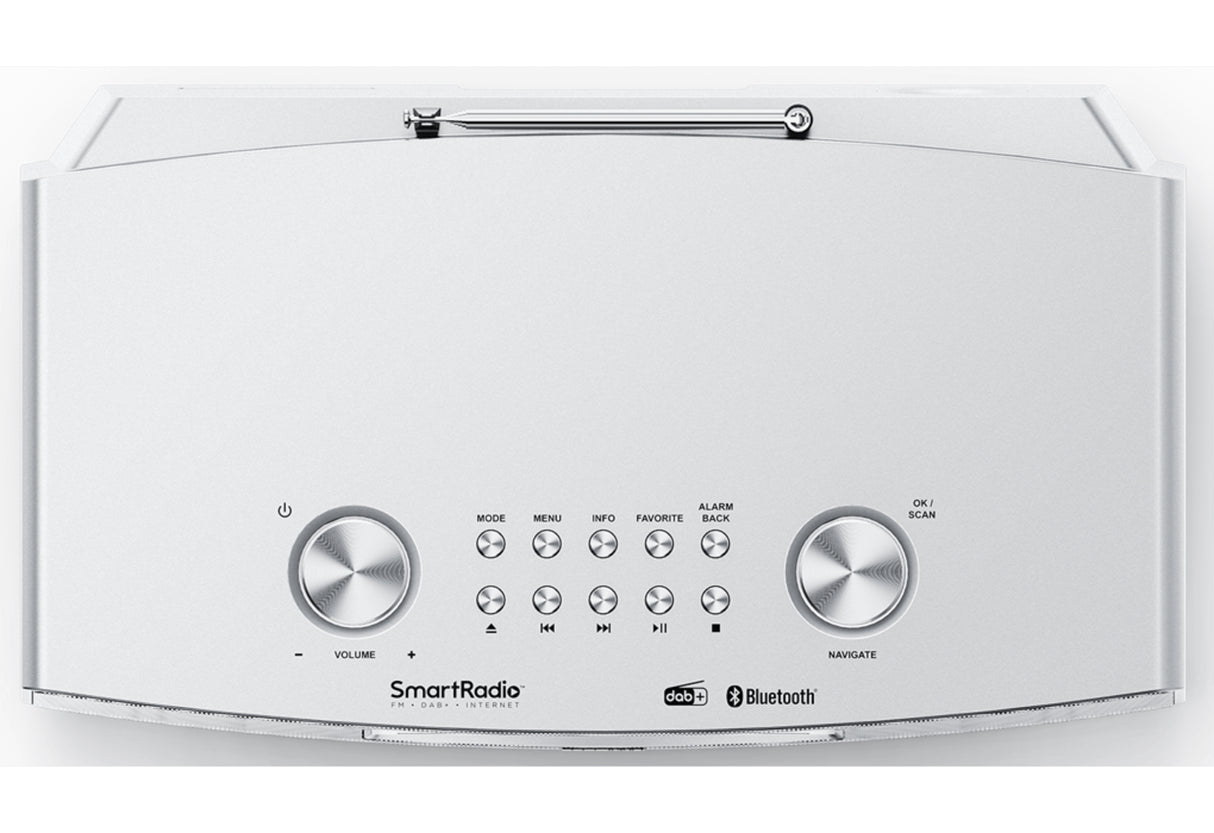 Kenwood CR-ST700SCD-S Radio med Bluetooth och DAB+ (silver)