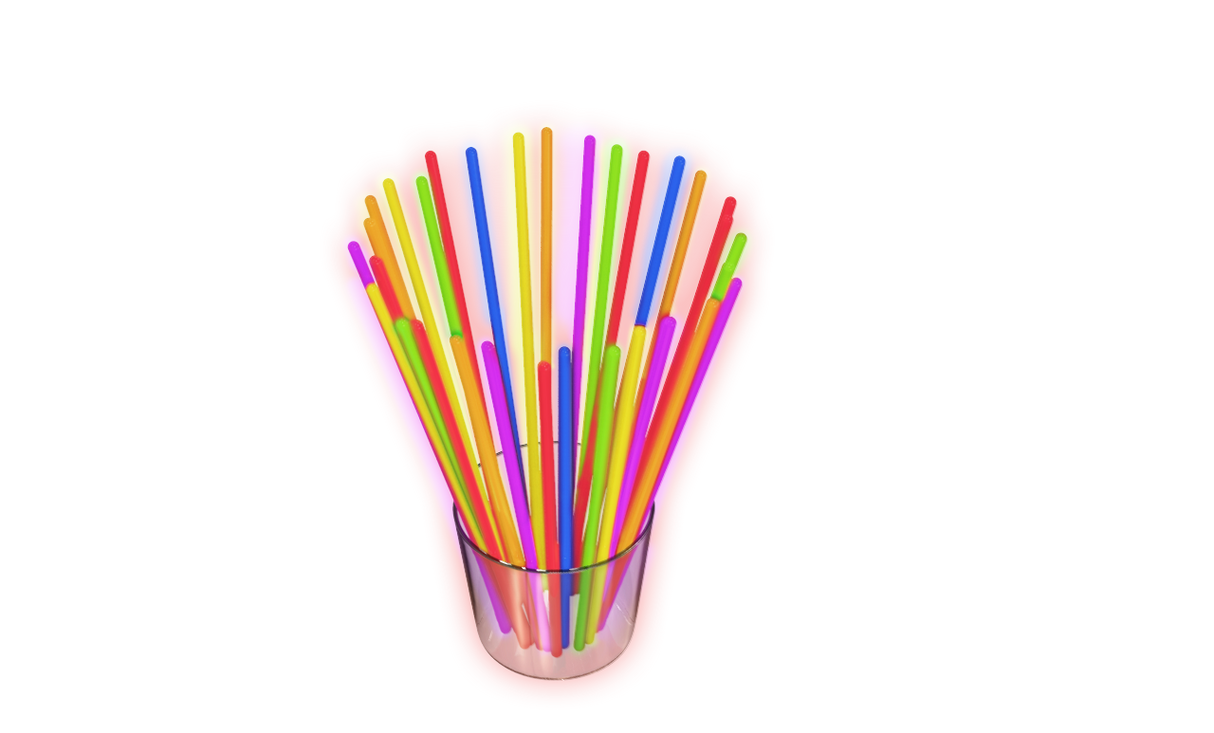 Glowstick armband 100 st. (Fast farg)