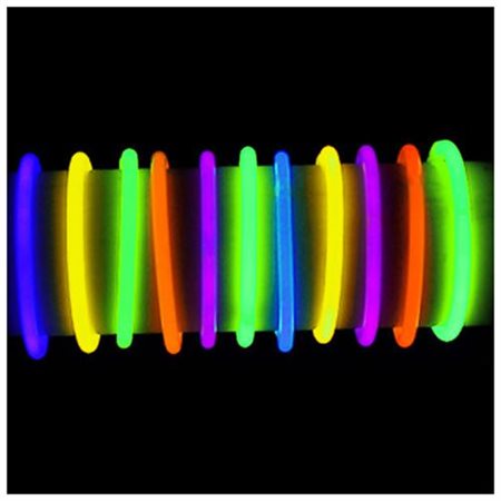 Glowstick armband 100 st. (Fast farg)