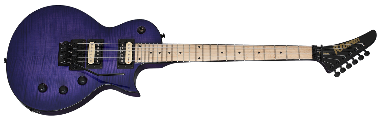 Kramer Assault Plus Reverse Headstock ( Transparent Purple Burst )