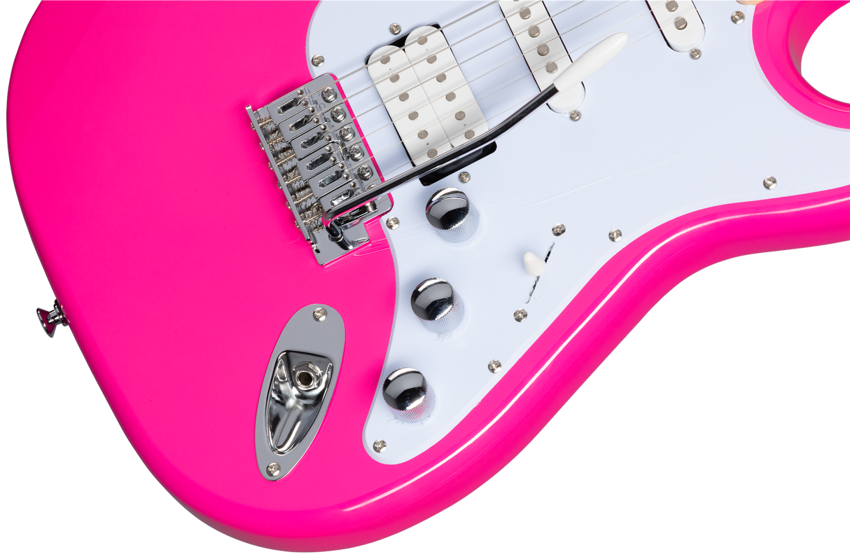 Kramer Focus VT-211S elgitarr (varm rosa)