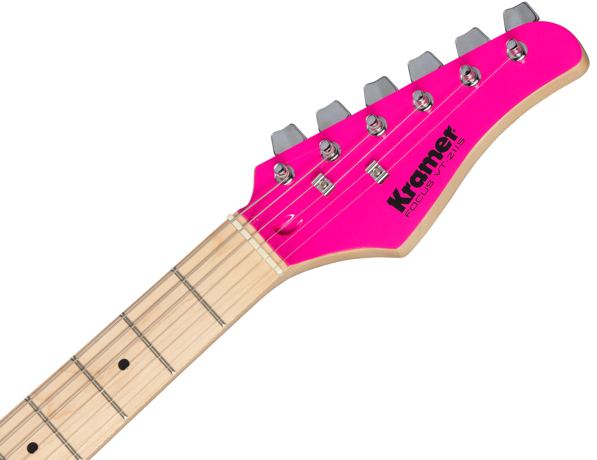 Kramer Focus VT-211S elgitarr (varm rosa)