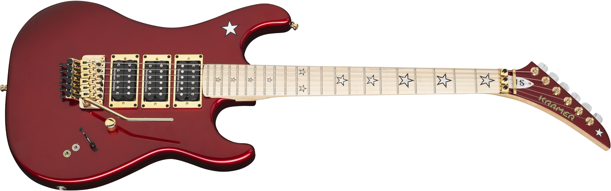 Kramer Jersey Star elektrisk gitarr ( Candy Apple Red )