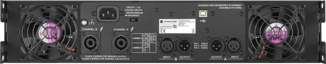 Dynacord L1300FD digital förstärkare (2x650W, DSP)