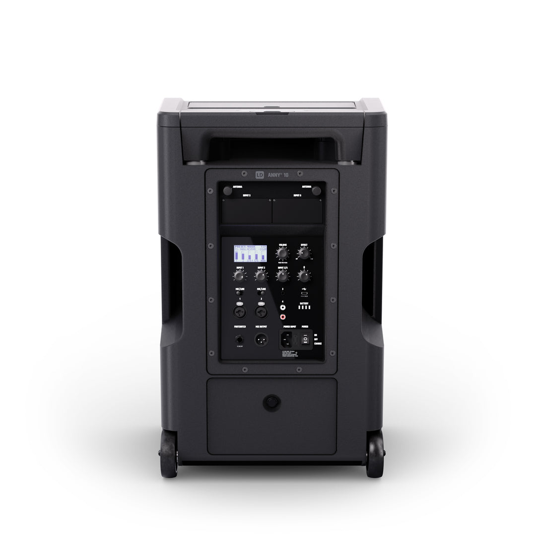 LD Systems ANNY® 10 - 10" portabelt batteridrivet Bluetooth® PA-system med mixer
