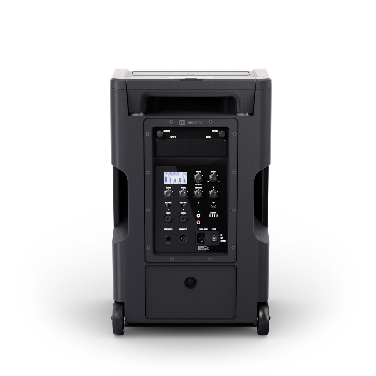LD Systems ANNY® 10 - 10" portabelt batteridrivet Bluetooth® PA-system med mixer