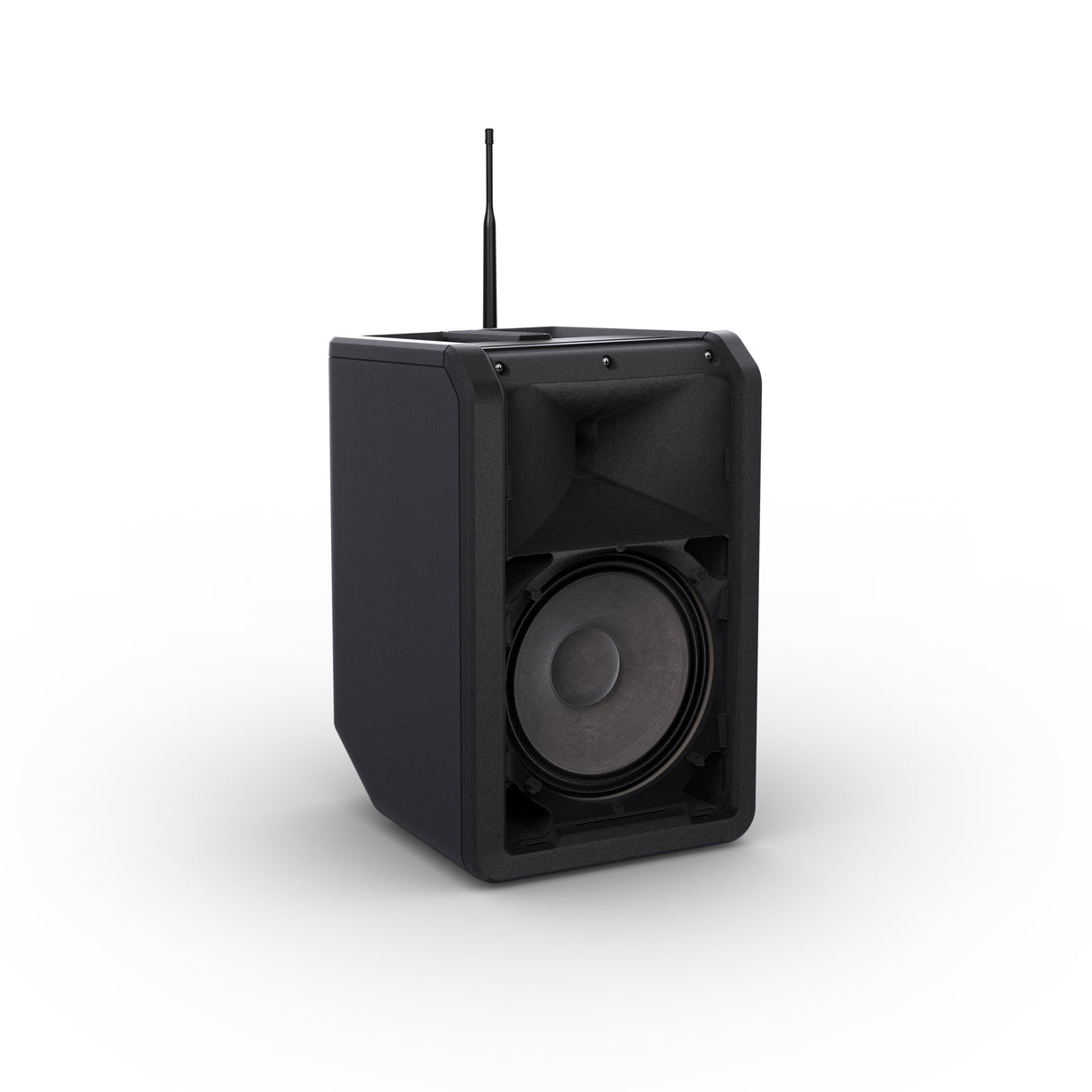 LD Systems ANNY® 8 HHD B5 - Portabel batteridriven Bluetooth® PA-högtalare med mixer och 1 x trådlös handhållen mikrofon, Stage Black