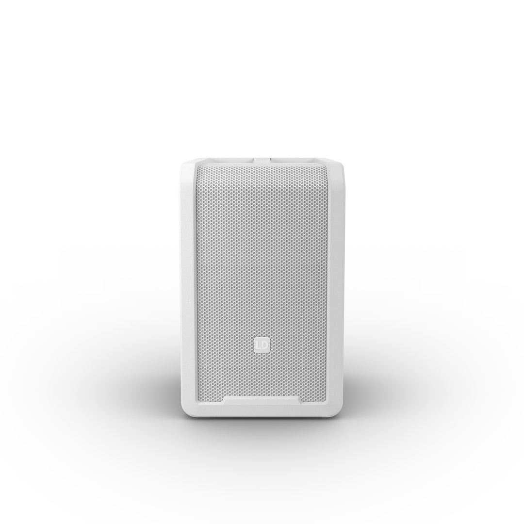 LD Systems ANNY® 8 W - Portabel batteridriven Bluetooth® PA-högtalare med mixer, ren vit