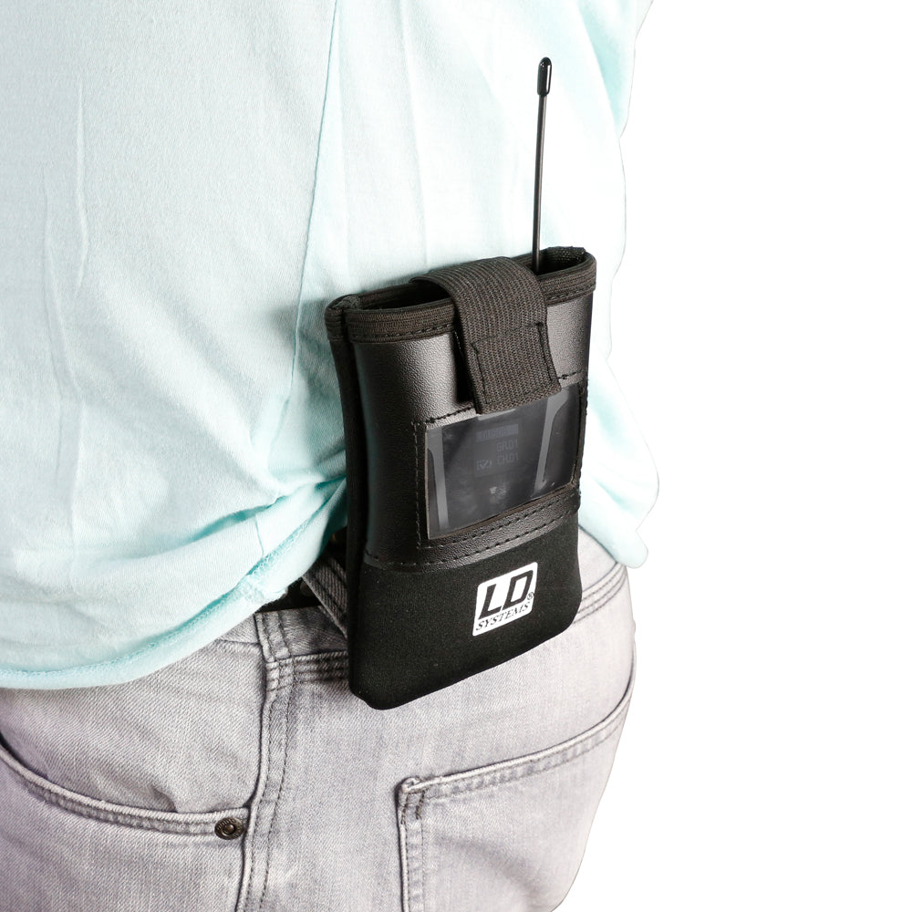 LD Systems BP POCKET 2 - Väska för bodypack-sändare med genomskinligt fönster