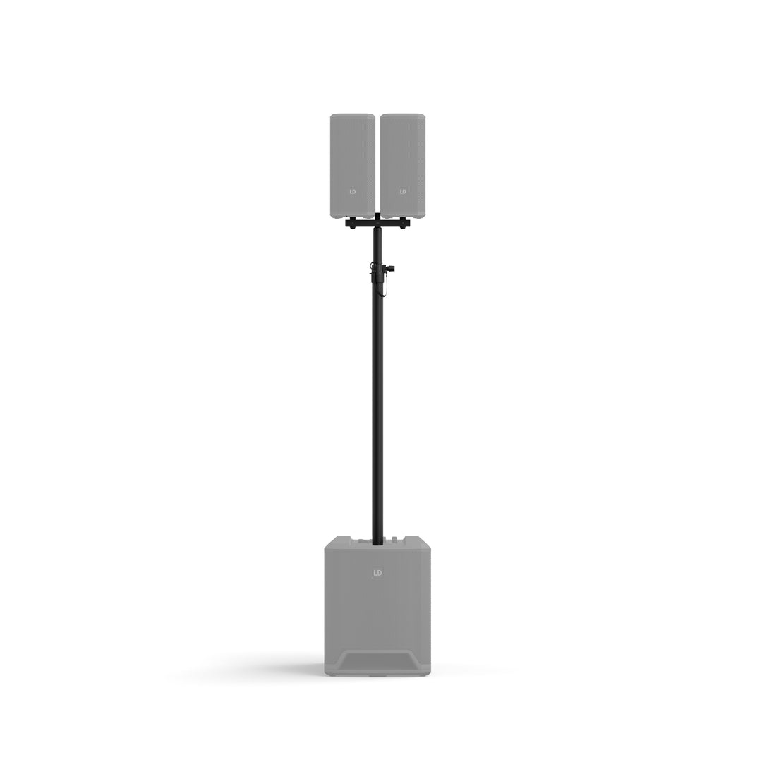 LD Systems DAVE 10 G4X DUAL STAND – Högtalarstång med monteringsgaffel för DAVE 10 G4X