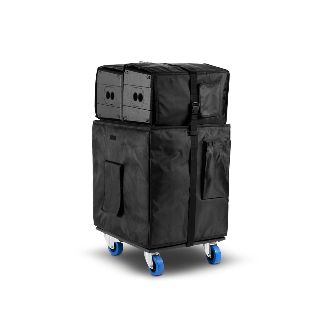LD Systems DAVE 15 G4X BAG SET - Transportset med hjulplatta och skyddsöverdrag för DAVE 15 G4X