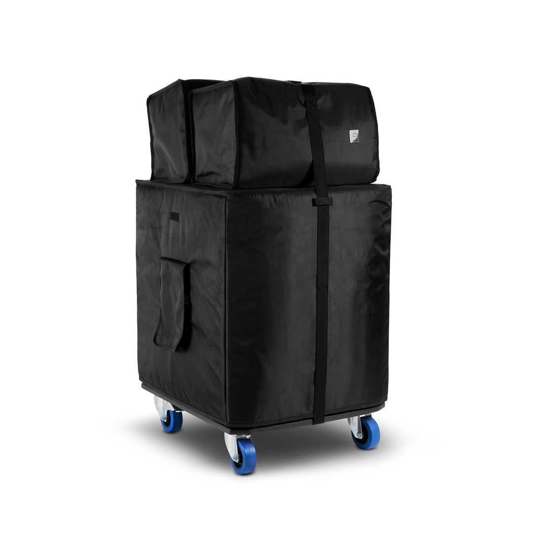 LD Systems DAVE 18 G4X BAG SET - Transportset med hjulplatta och skyddsöverdrag för DAVE 18 G4X
