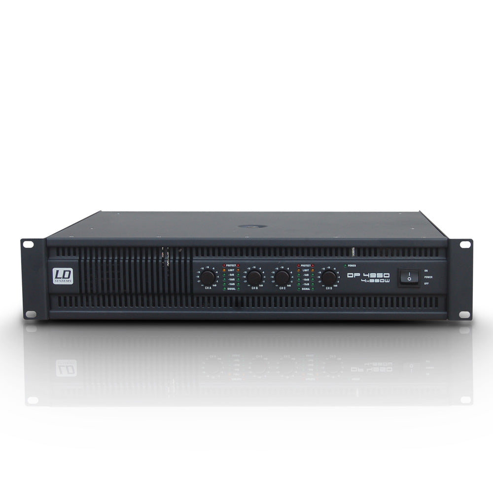 LD Systems DEEP2 4950 förstärkare (4x490W, 8 Ohm)