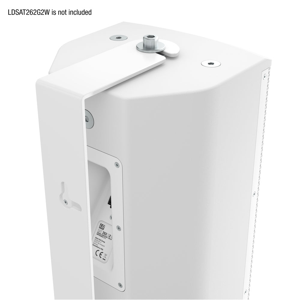 LD Systems SAT 262 G2 WMB W - Vridbart väggfäste för LDSAT262G2, vitt