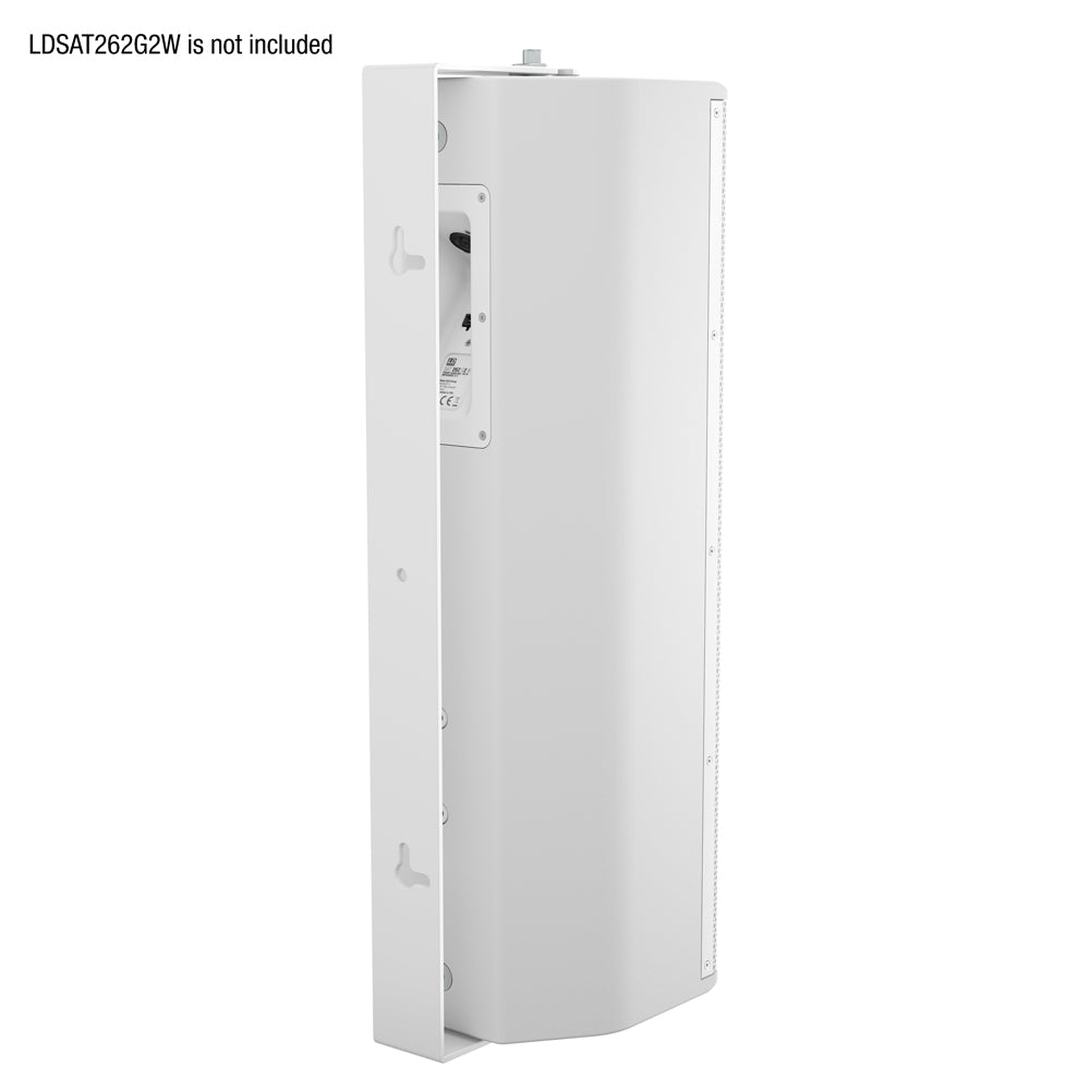 LD Systems SAT 262 G2 WMB W - Vridbart väggfäste för LDSAT262G2, vitt
