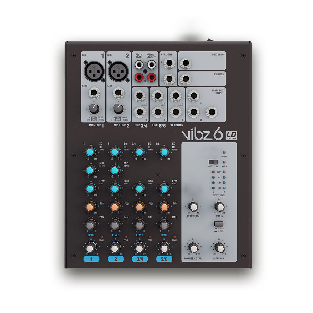 LD Systems VIBZ 6-kanals mixer