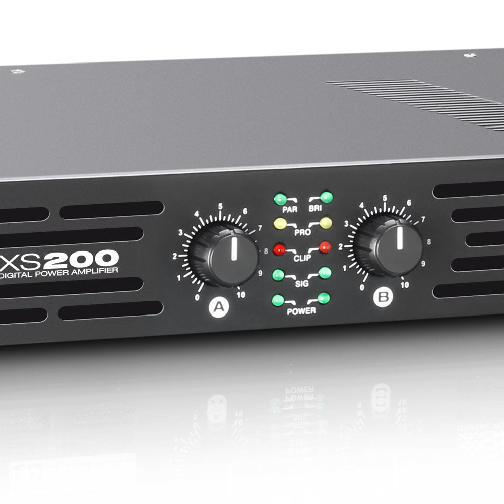 LD Systems XS 200 effektförstärkare (2x50W, 8 Ohm)