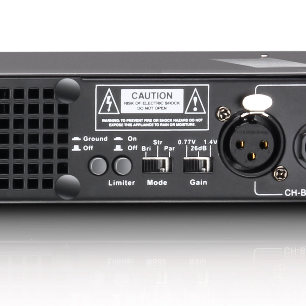 LD Systems XS 200 effektförstärkare (2x50W, 8 Ohm)