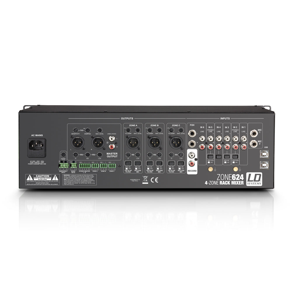 LD Systems ZONE 624 Blandare