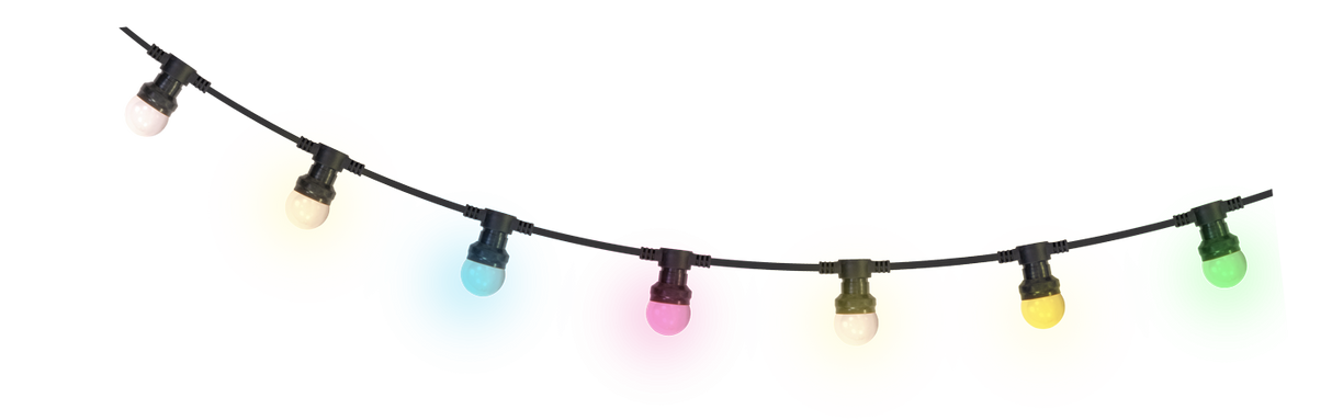 LED-ljuskedja (flerfärgad, 10m)