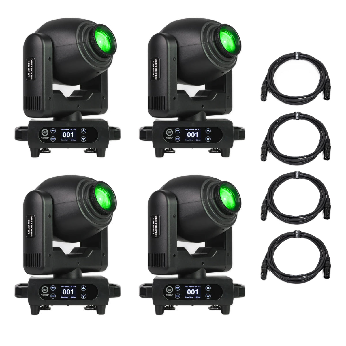 Light4Me Destroyer 120W Spot Movingheads LED