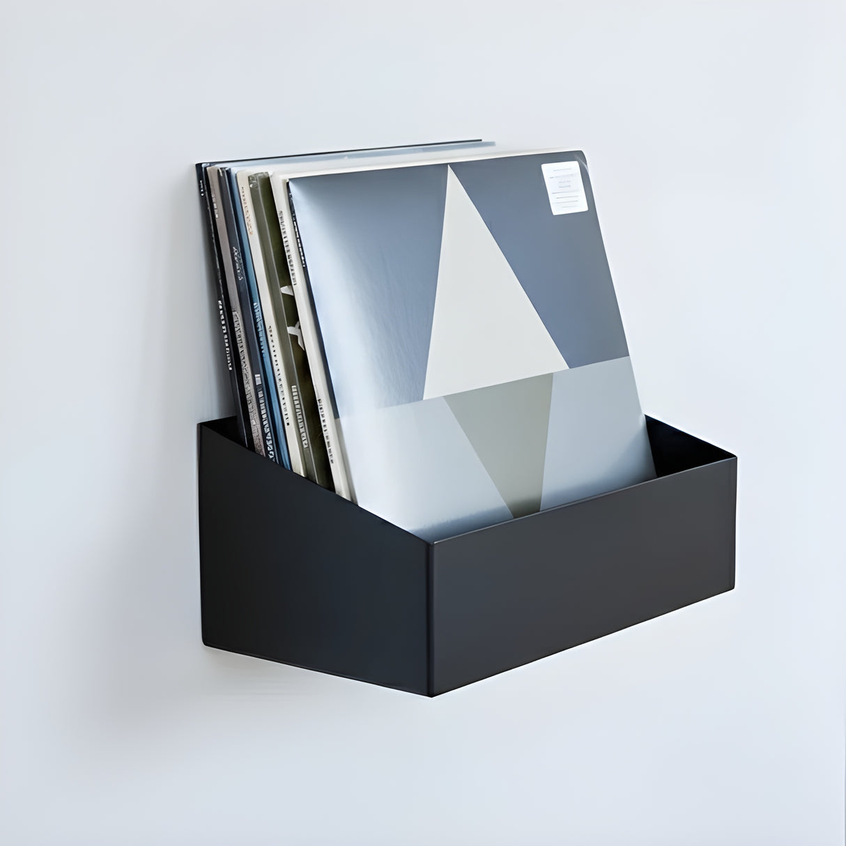 Studio 57 Vinyl Vägghylla Stor (svart)