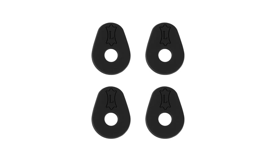 Levys RINGBLOCK strap locks i gummi, svart