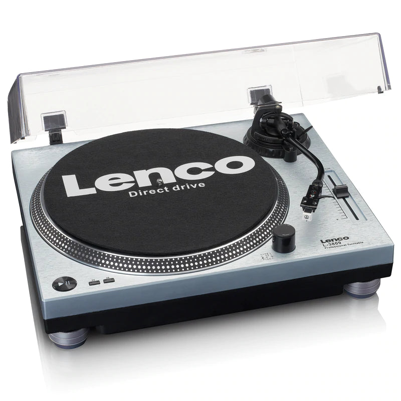 Lenco L-3809 Skivspelare, Metallic