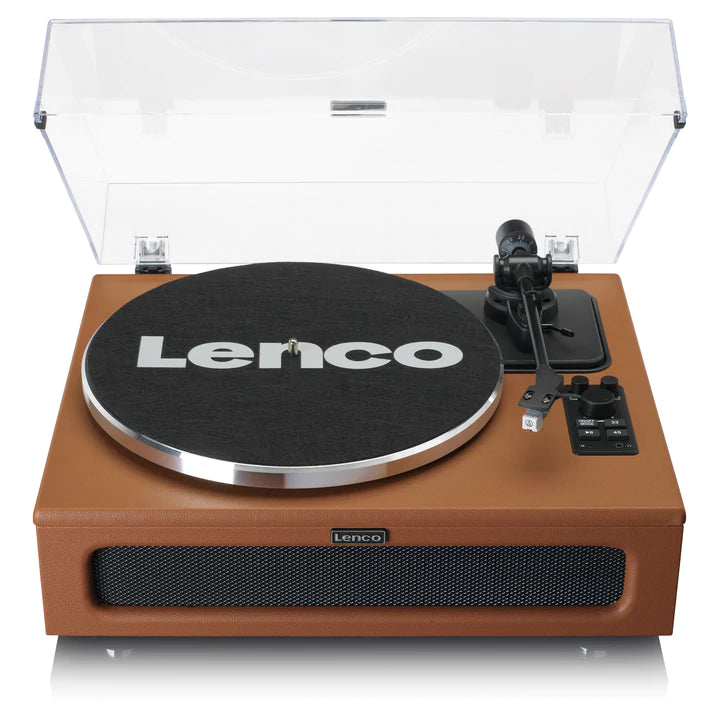 Lenco LS-430 Bluetooth skivspelare (brun)