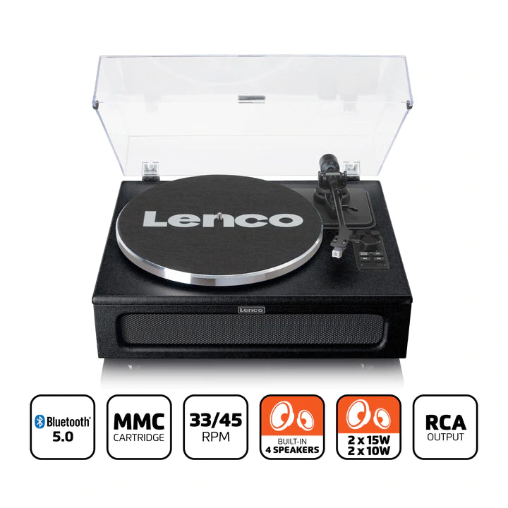 Lenco LS-430 Bluetooth skivspelare (svart)