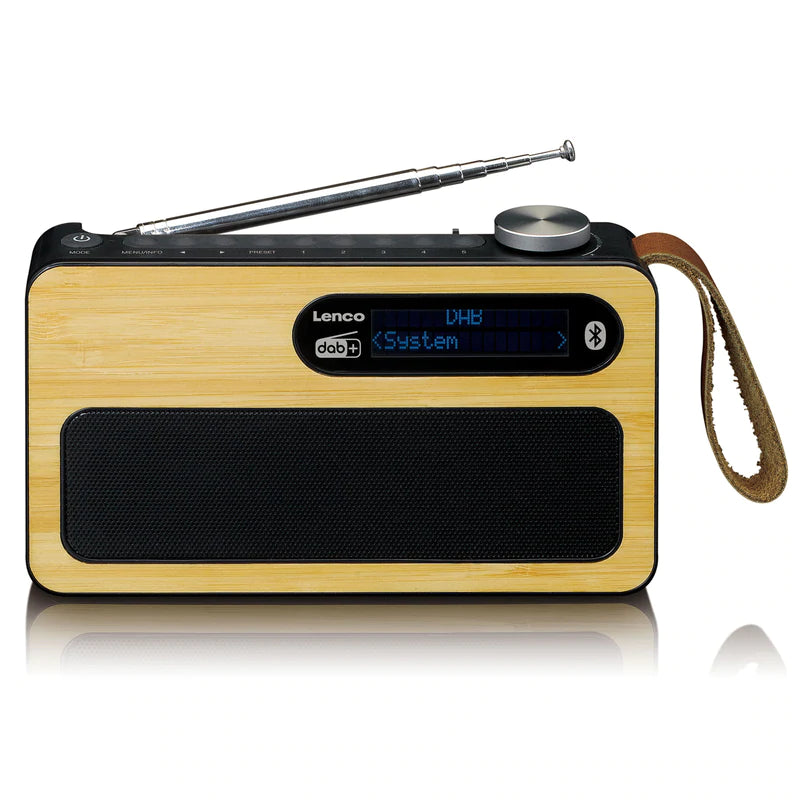 Lenco PDR-040 DAB+ Radio (bambu/svart)