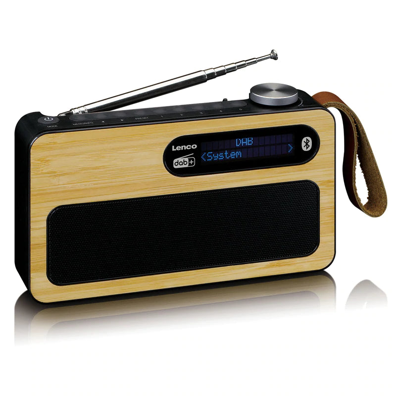 Lenco PDR-040 DAB+ Radio (bambu/svart)