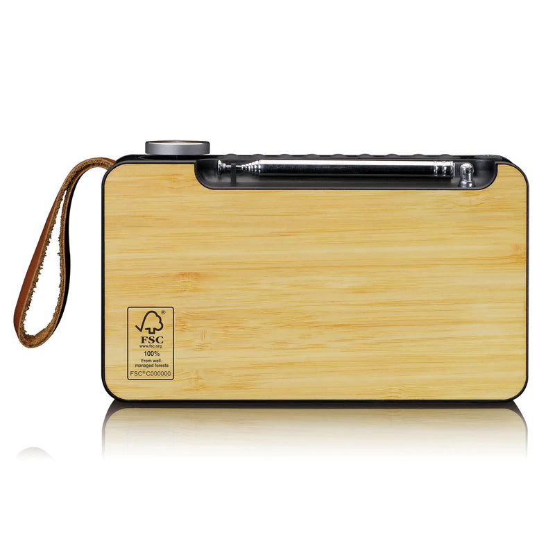 Lenco PDR-040 DAB+ Radio (bambu/svart)