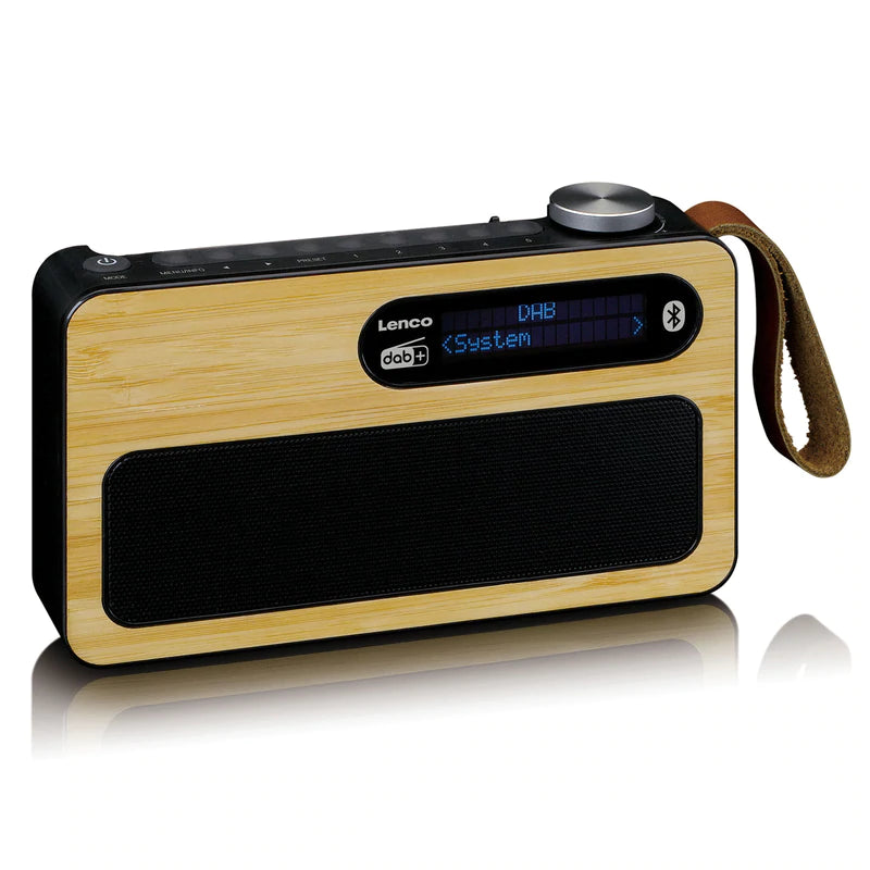 Lenco PDR-040 DAB+ Radio (bambu/svart)